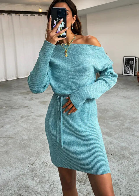 Blue Tilly mini dress by NFD