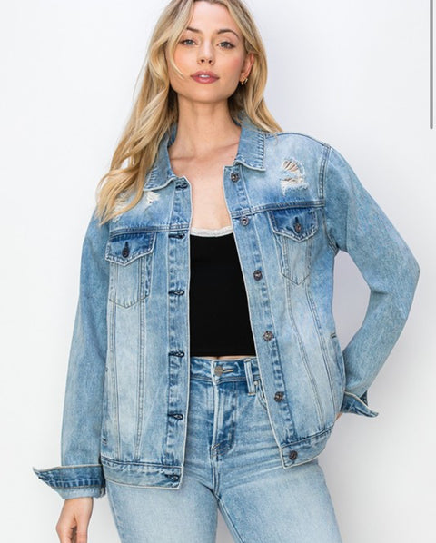 The boyfriend denim jacket