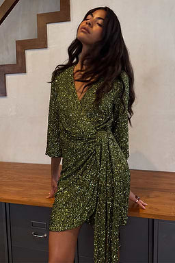 Olive sequins sienna dress by NFD