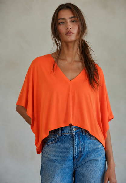 Paperdoll poncho tee(more colors)