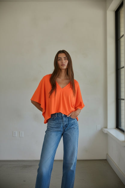 Paperdoll poncho tee(more colors)