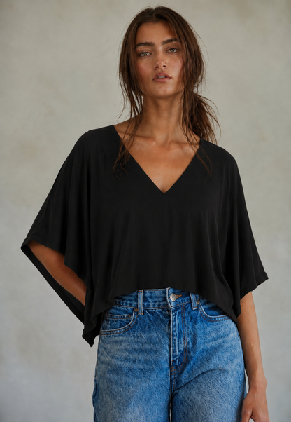 Paperdoll poncho tee(more colors)