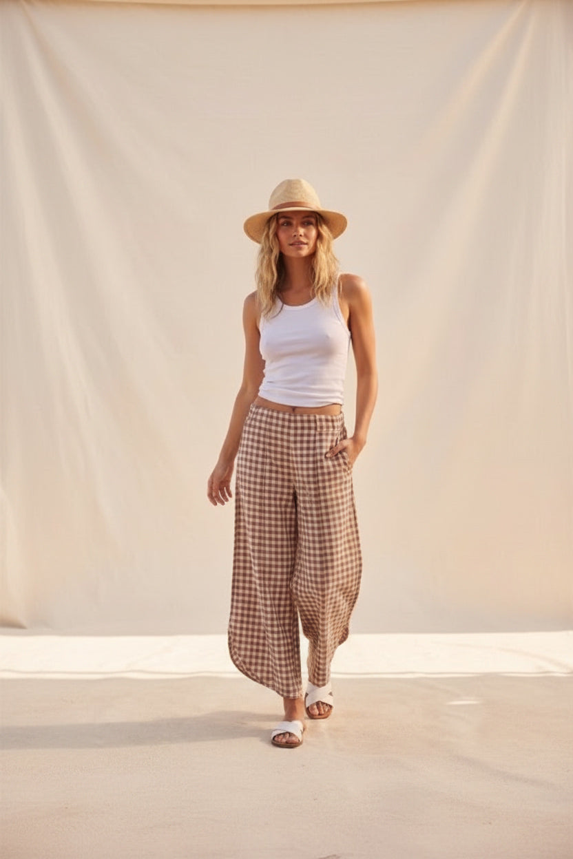 Central Park check pants