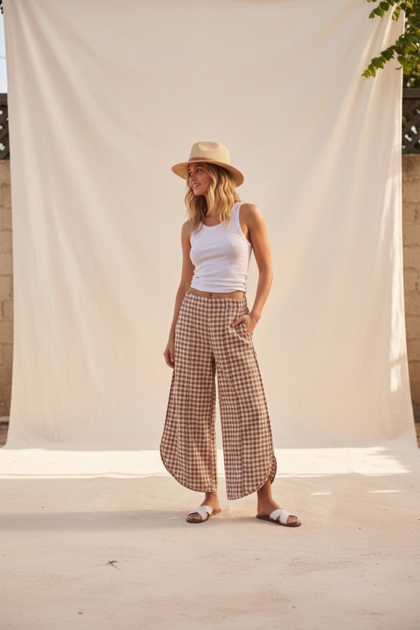 Central Park check pants