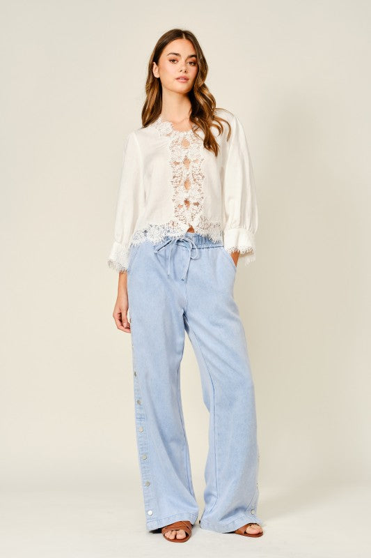 Amber track jeans