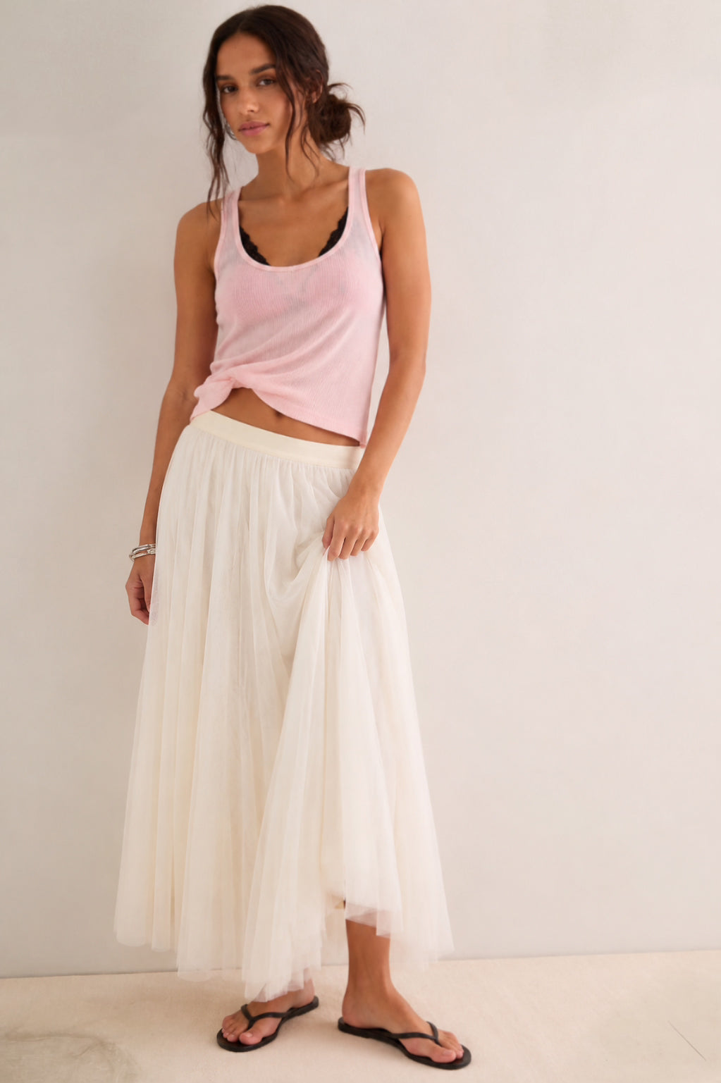 Ambre maxi tulle skirt