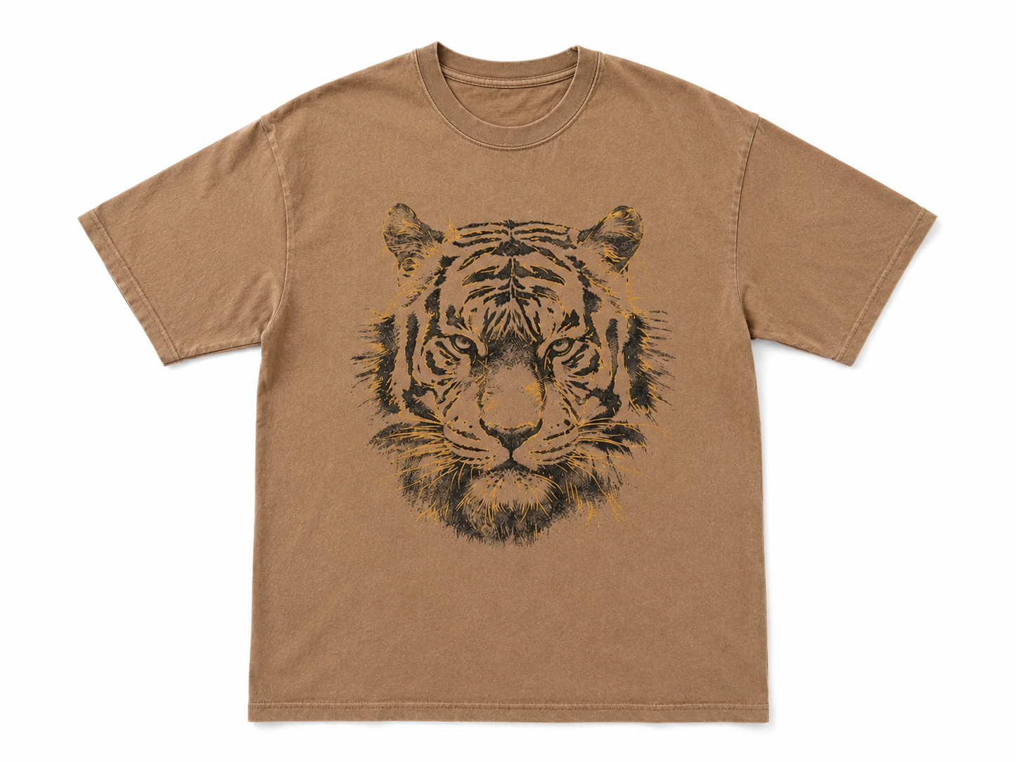 TIGER NEUTRALS GOLD FOIL TEE