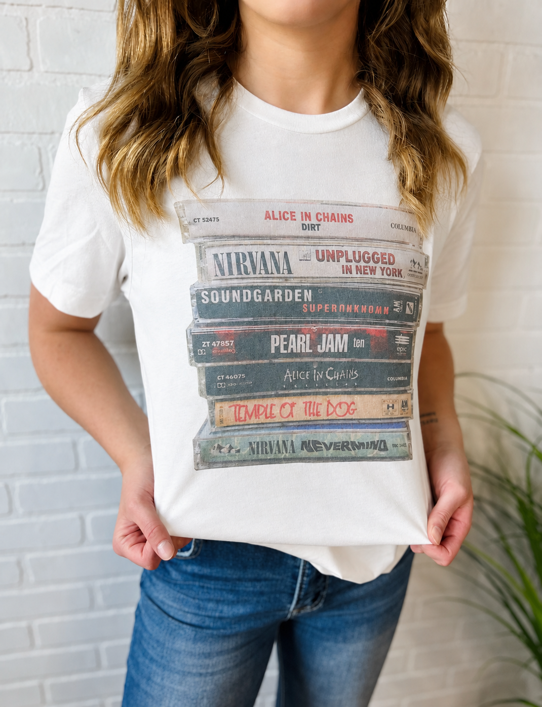 90’s cassettes tee