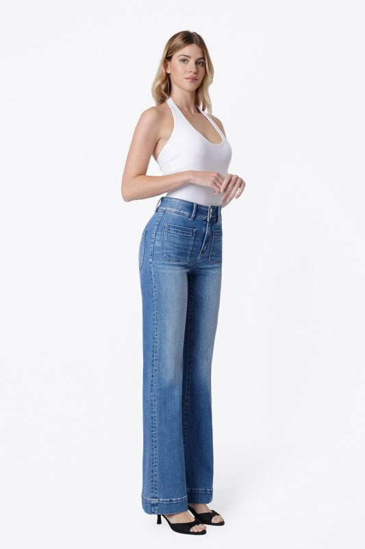 Bang on blue jeans