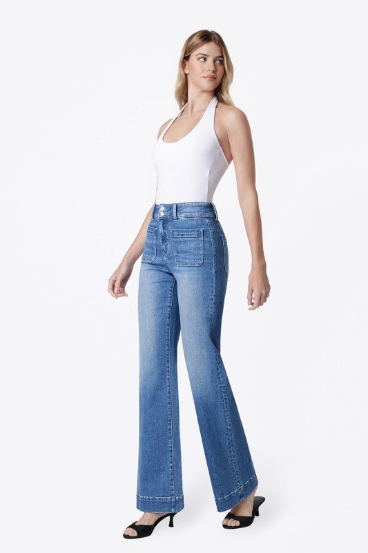 Bang on blue jeans
