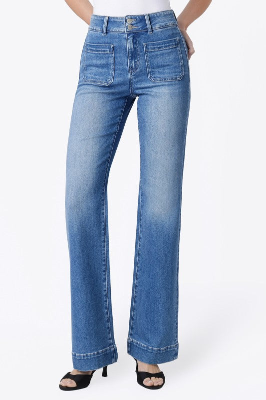 Bang on blue jeans