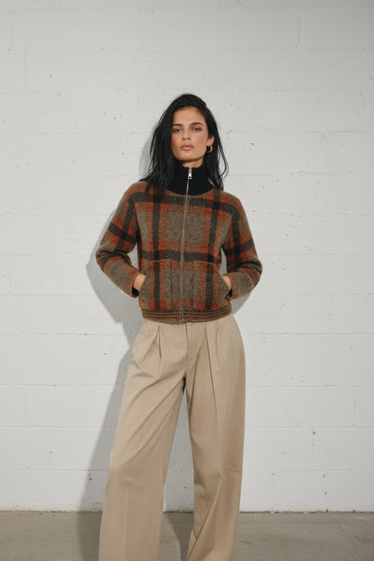 The Camden plaid coat