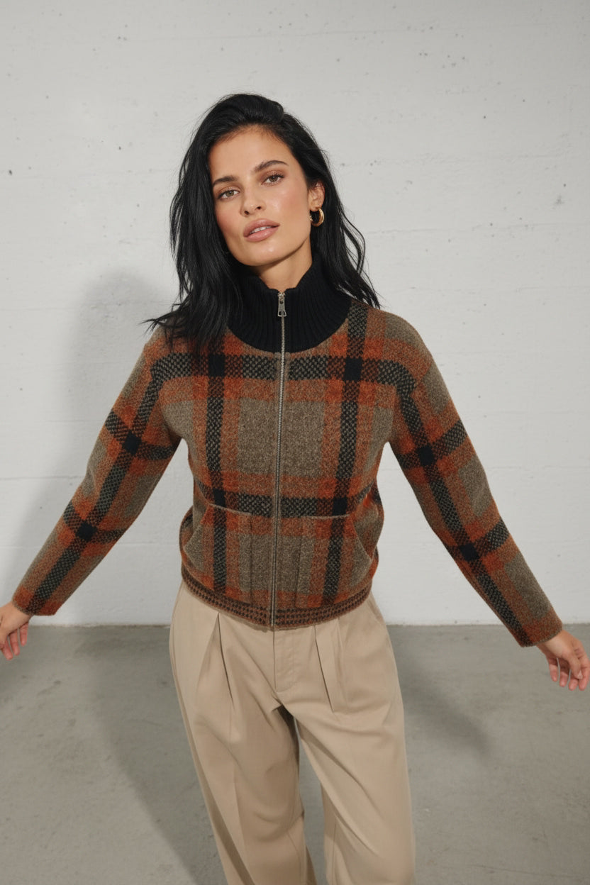 The Camden plaid coat