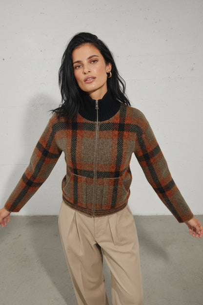 The Camden plaid coat