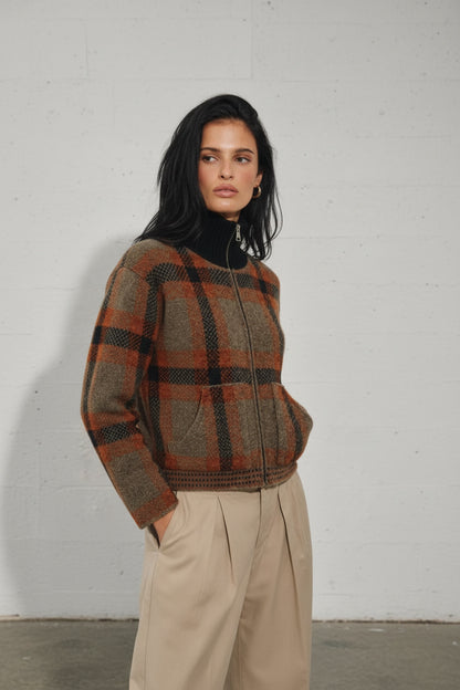 The Camden plaid coat