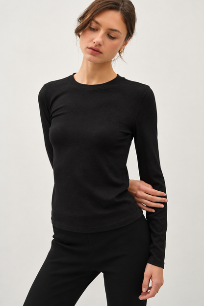 PaperDoll classics long sleeve in black