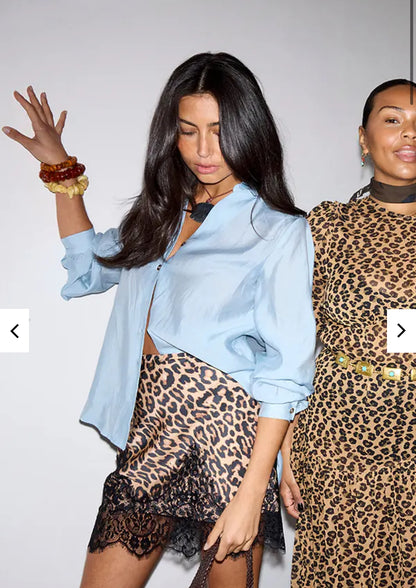 Leopard and lace Maeve skirt by NFD