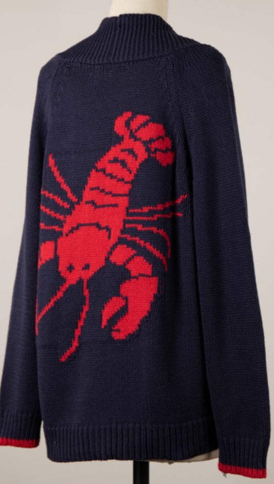 “Her lobster” cardigan (more colors)