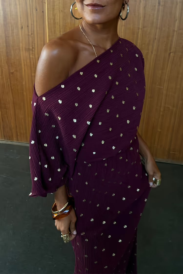 Tilly dress in Burgundy