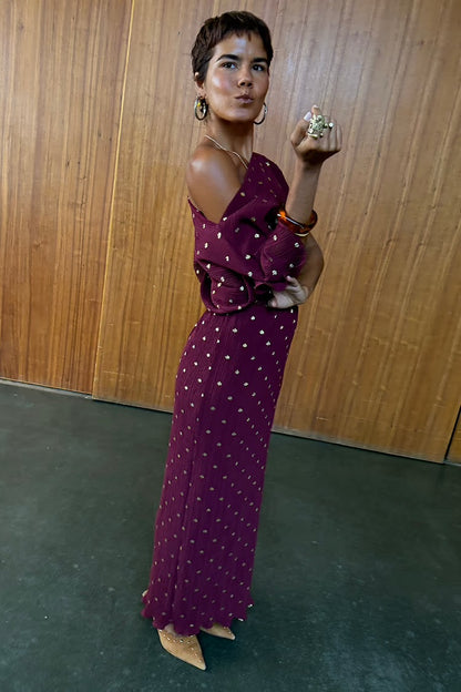 Tilly dress in Burgundy