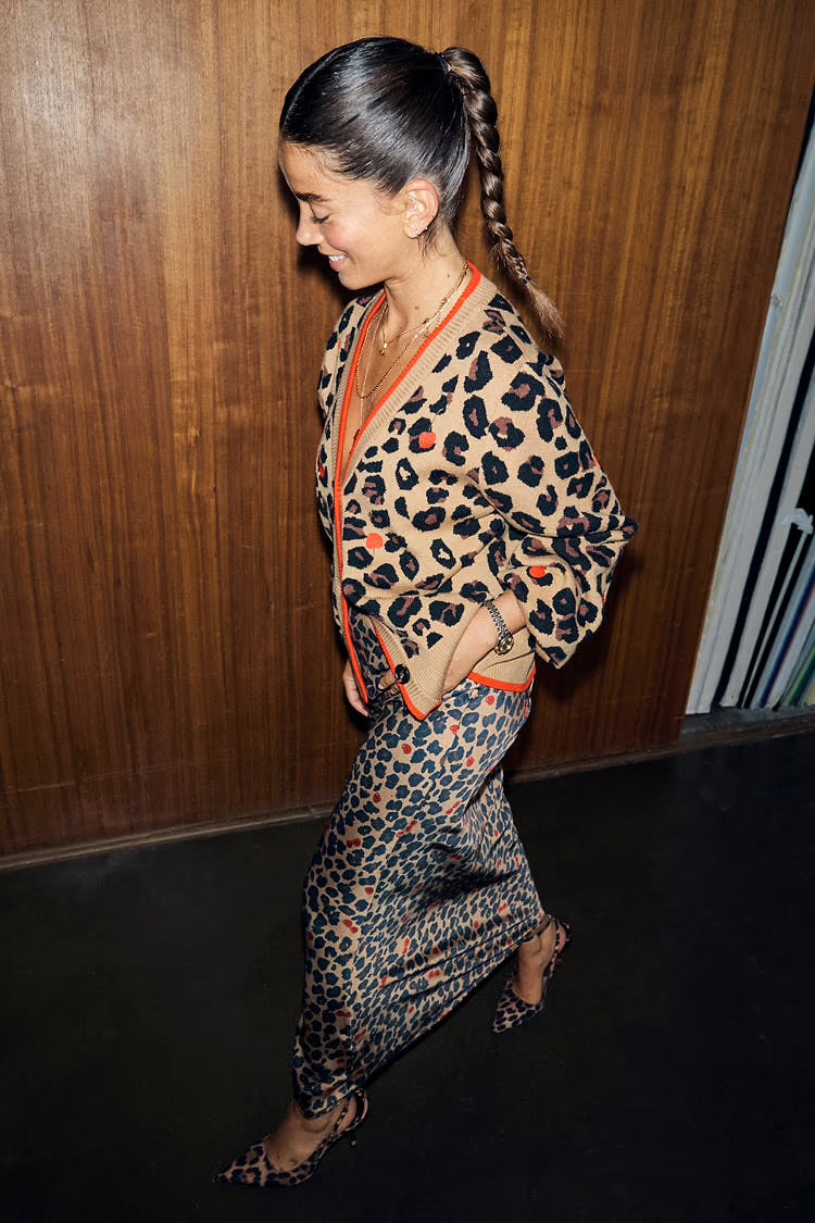 Cherry Leopard Cardi by NFD