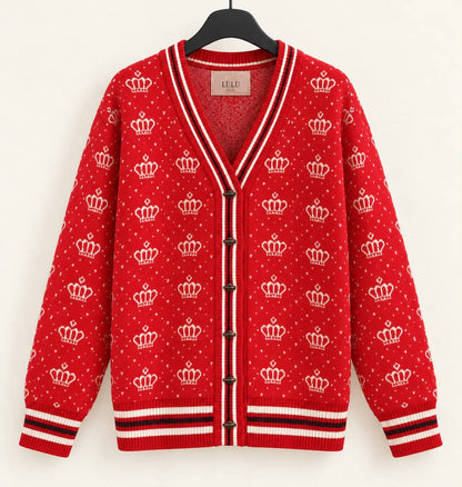 ROYALTY RED SWEATER