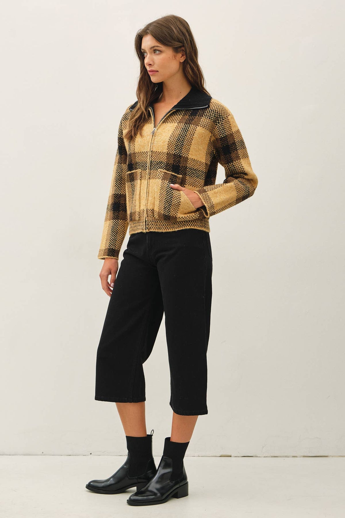 The Camden plaid coat