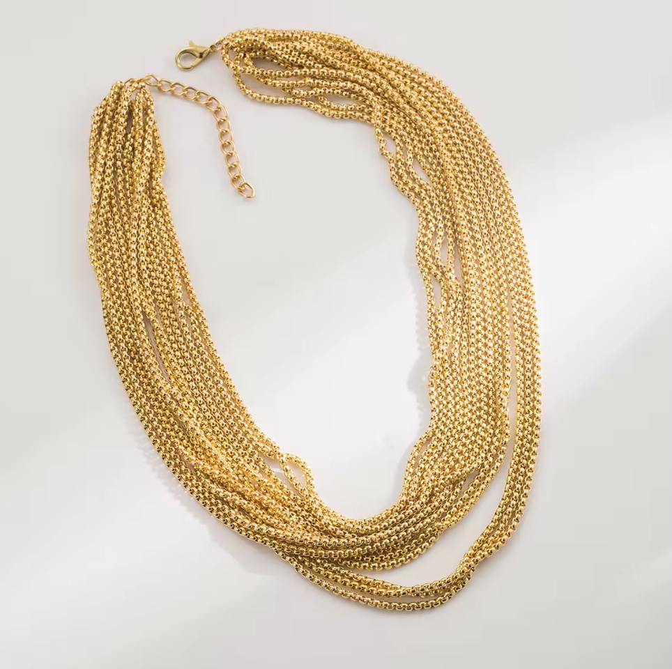 Declotee Layers and Layers Necklace