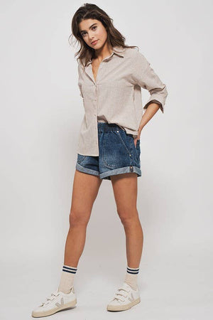 Brynne blouse in neutrals