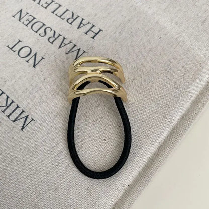 Gold Metal Hair Ties