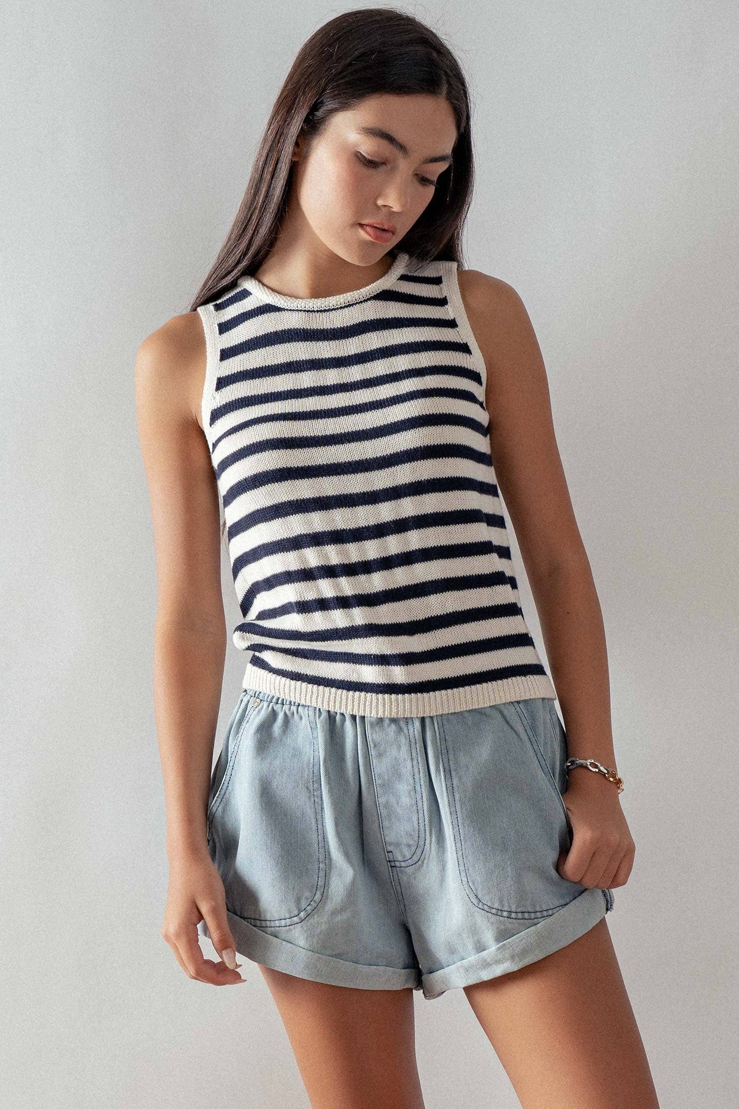Dockside knit tank