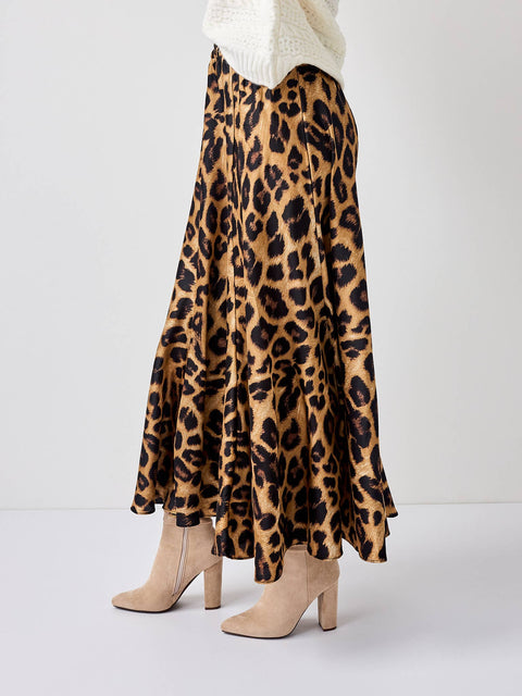 Valentine leopard skirt