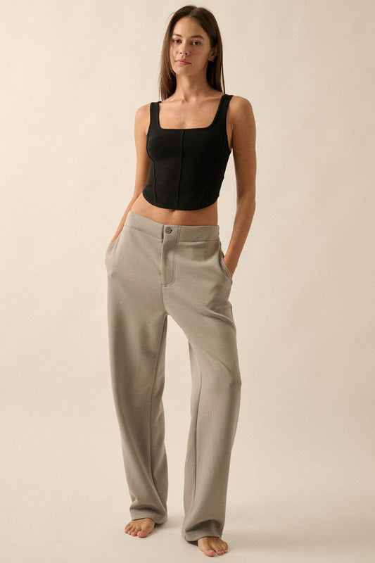The Premium Scuba High Waist Pants