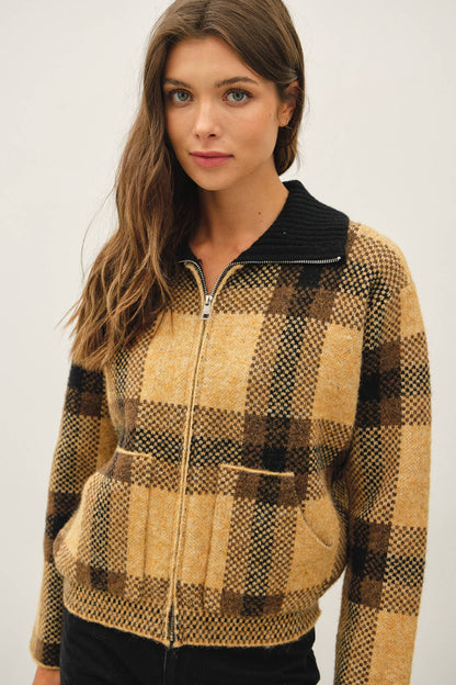The Camden plaid coat