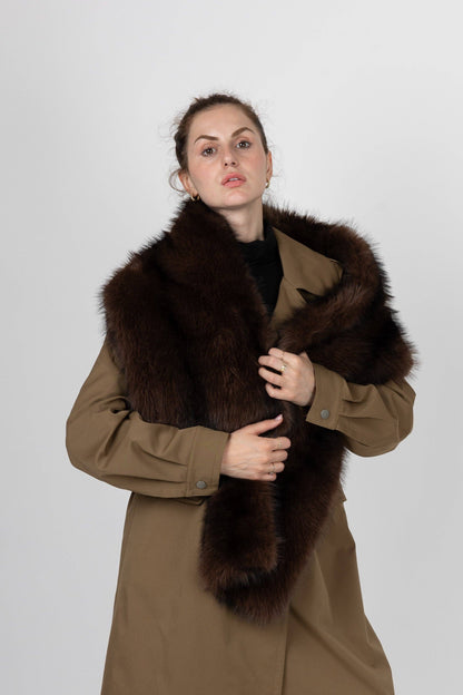 Taryn FUR Scarf w/pockets