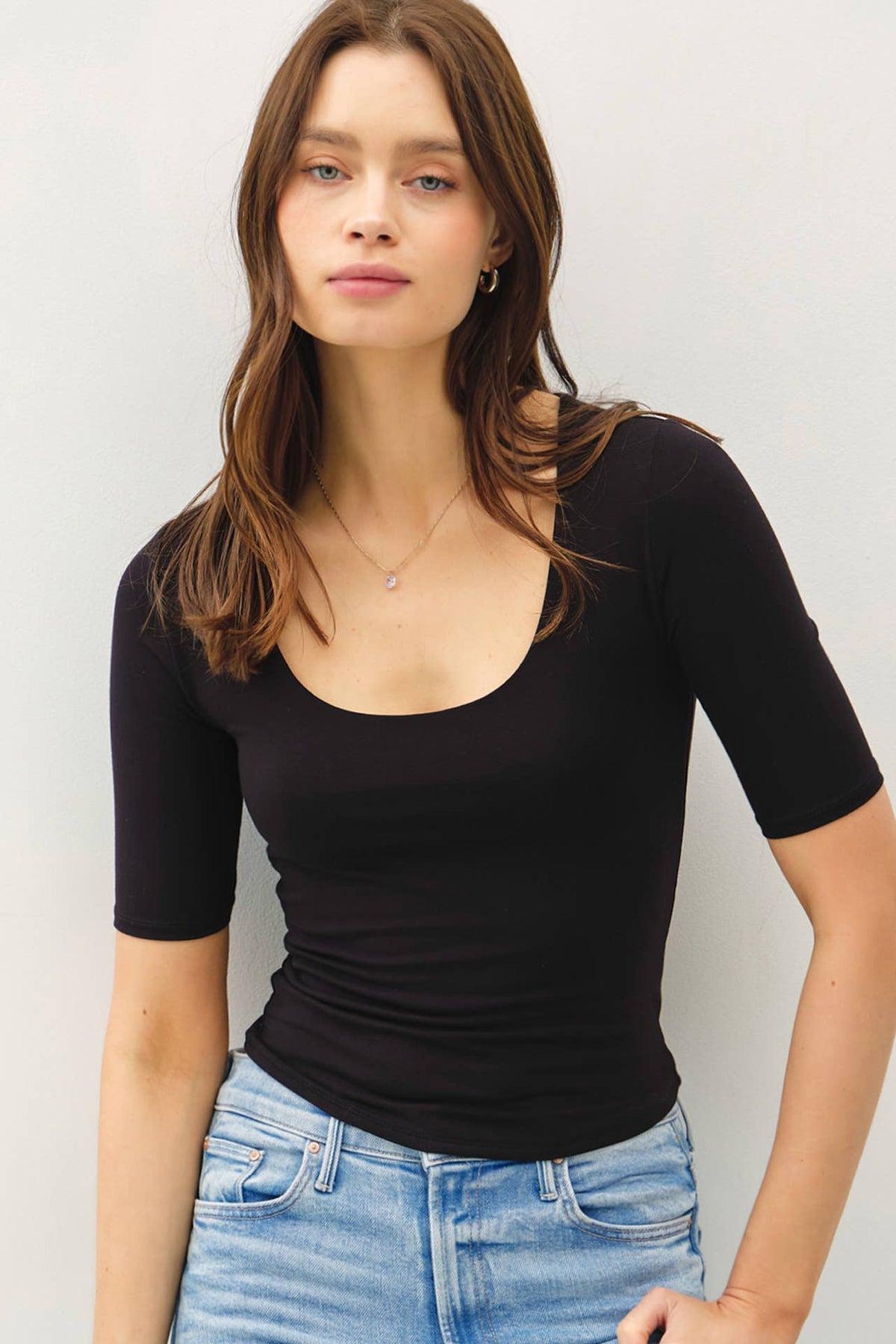 The square scoop top