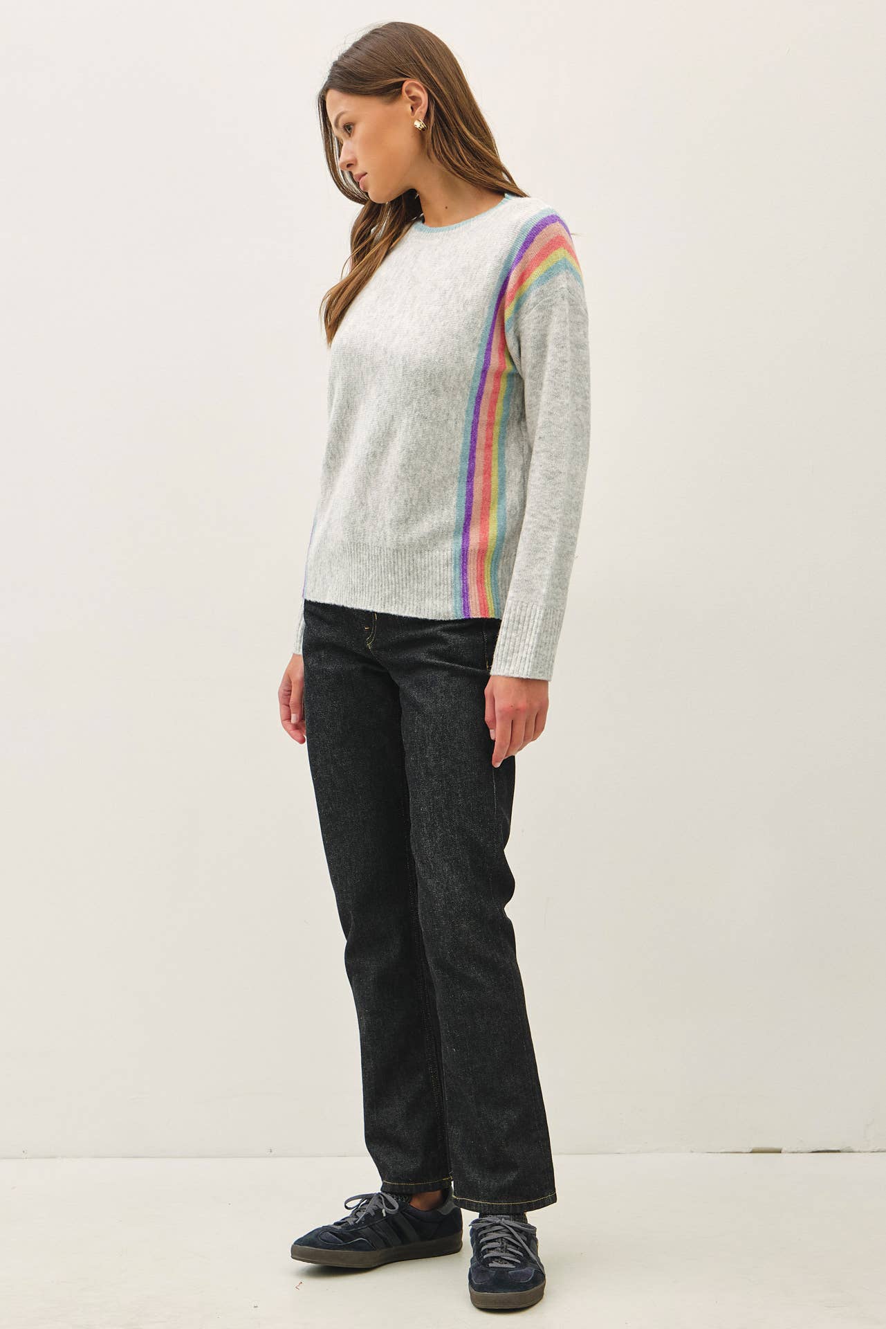 Rainbow lane sweater
