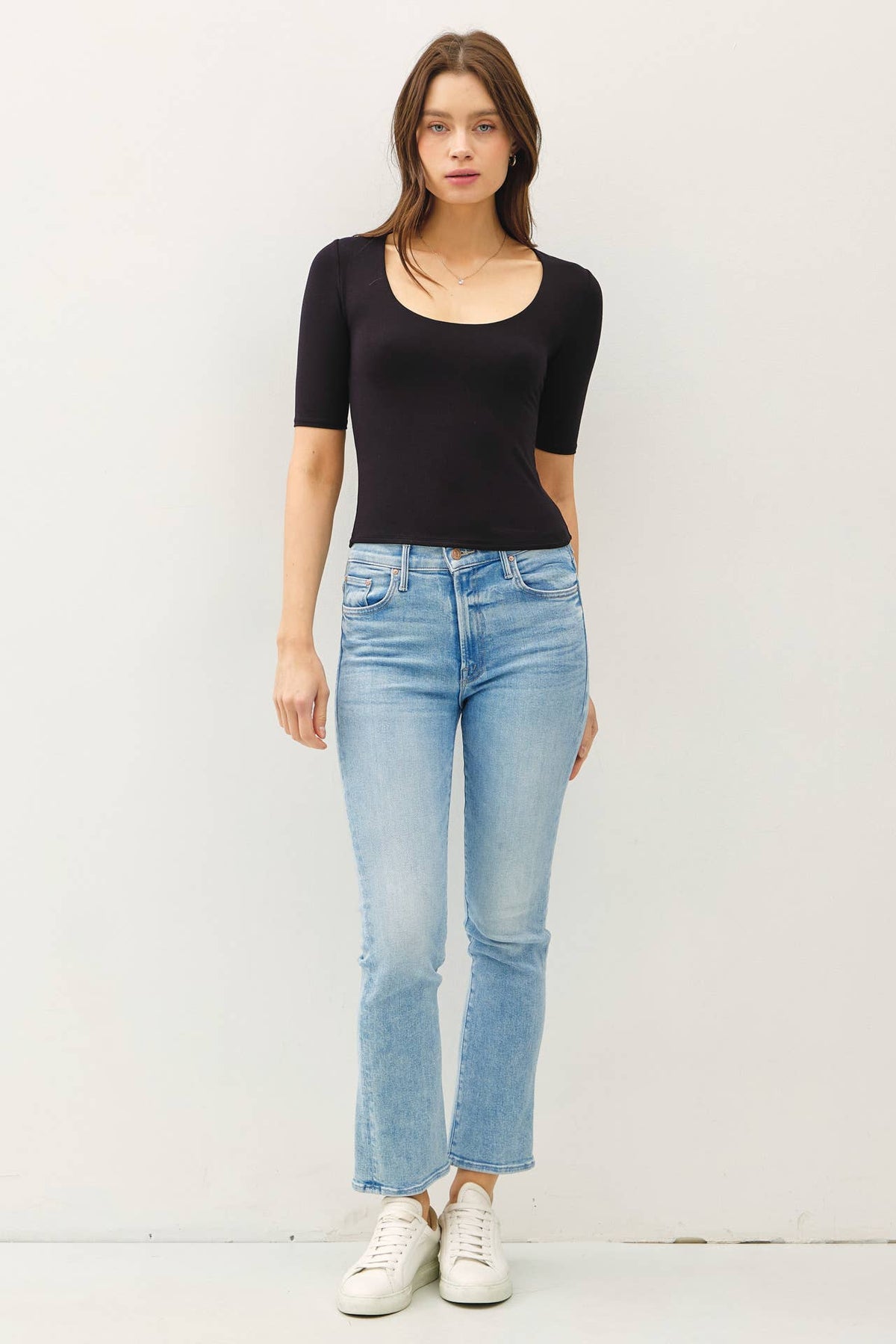 The square scoop top