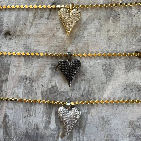 Adore necklace silver mix