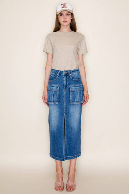 Kylie denim skirt