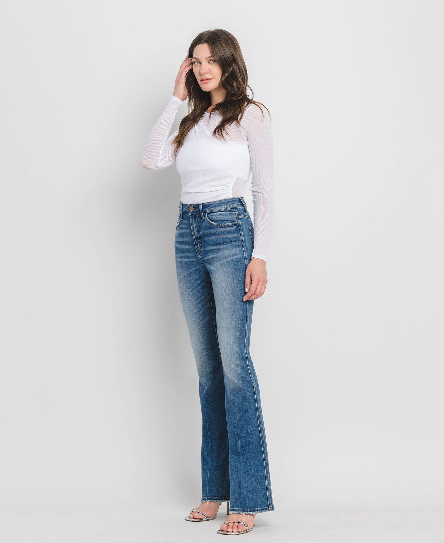 Beyond blue bootcut jeans