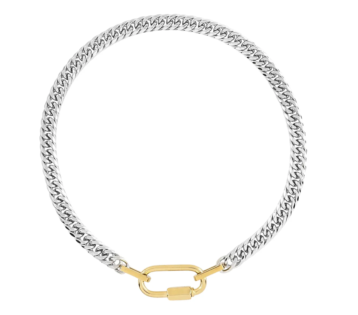 Evil Eye Carabiner Necklace