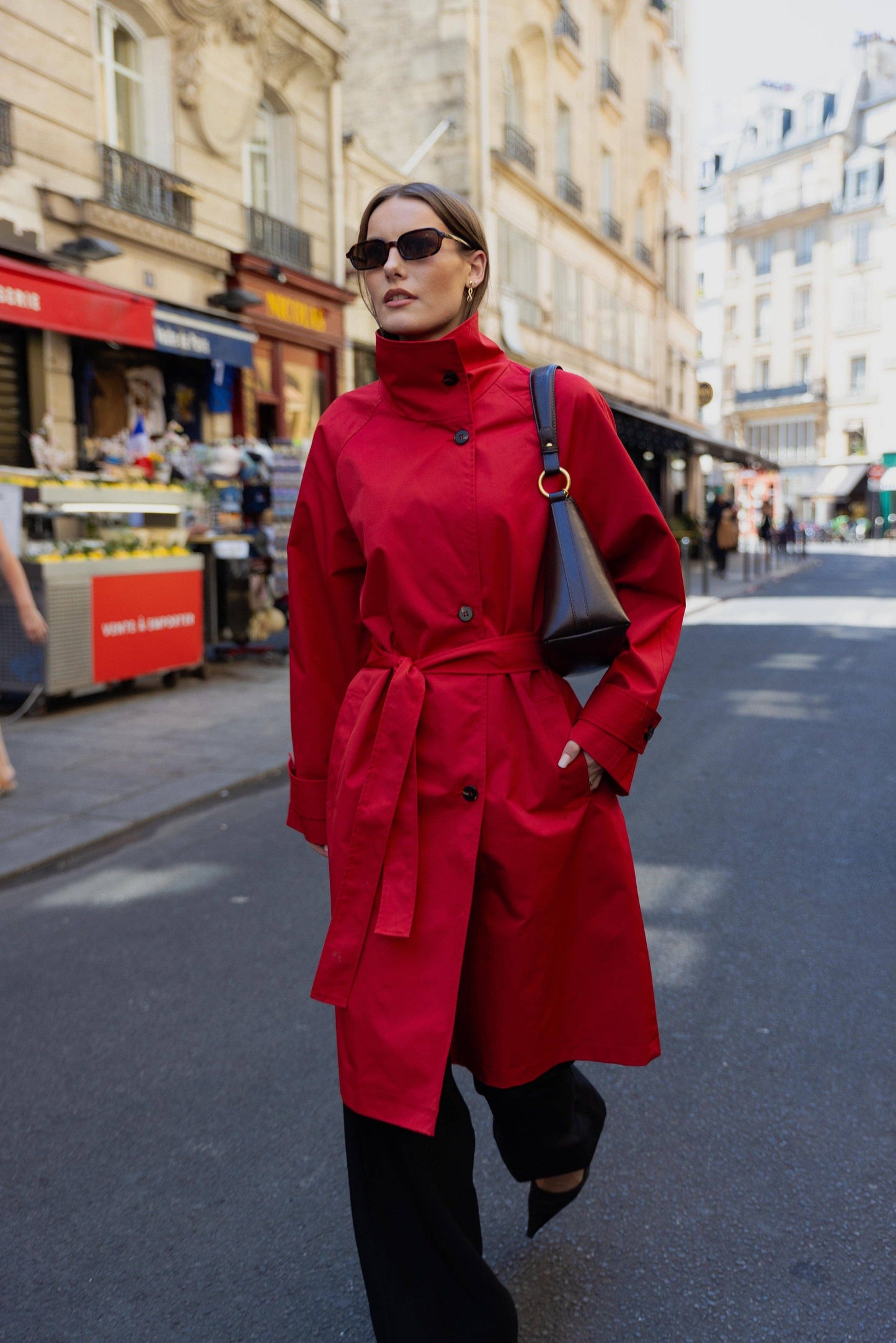 Emily Funnel neck trench(more colors)