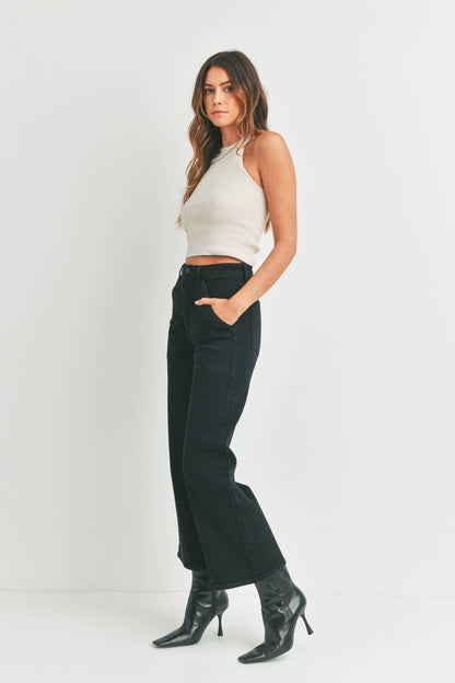 Kyle utility Jean in black
