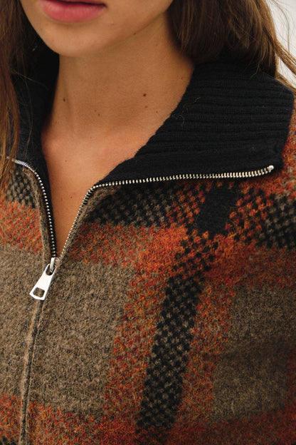 The Camden plaid coat