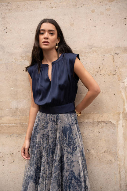 Maguie back-tie top- Preorder