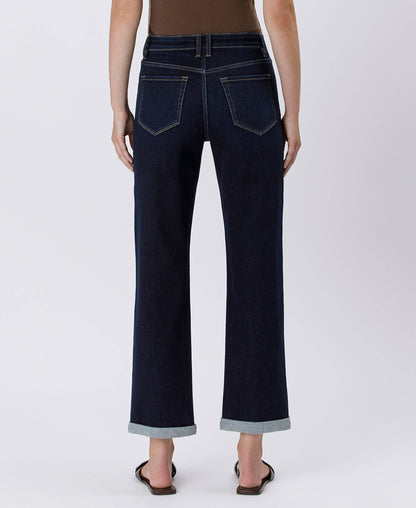 Bella CUFFED CROP STRAIGHT JEANS- some sizes preorder