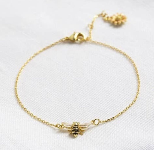 Little bee anklet