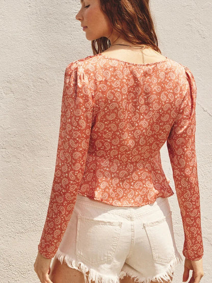 Papaya blouse