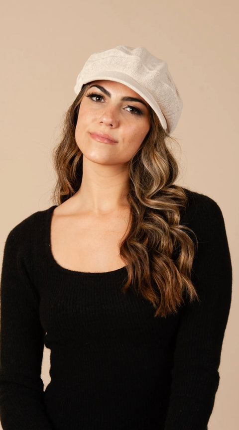 Abella newsboy cap